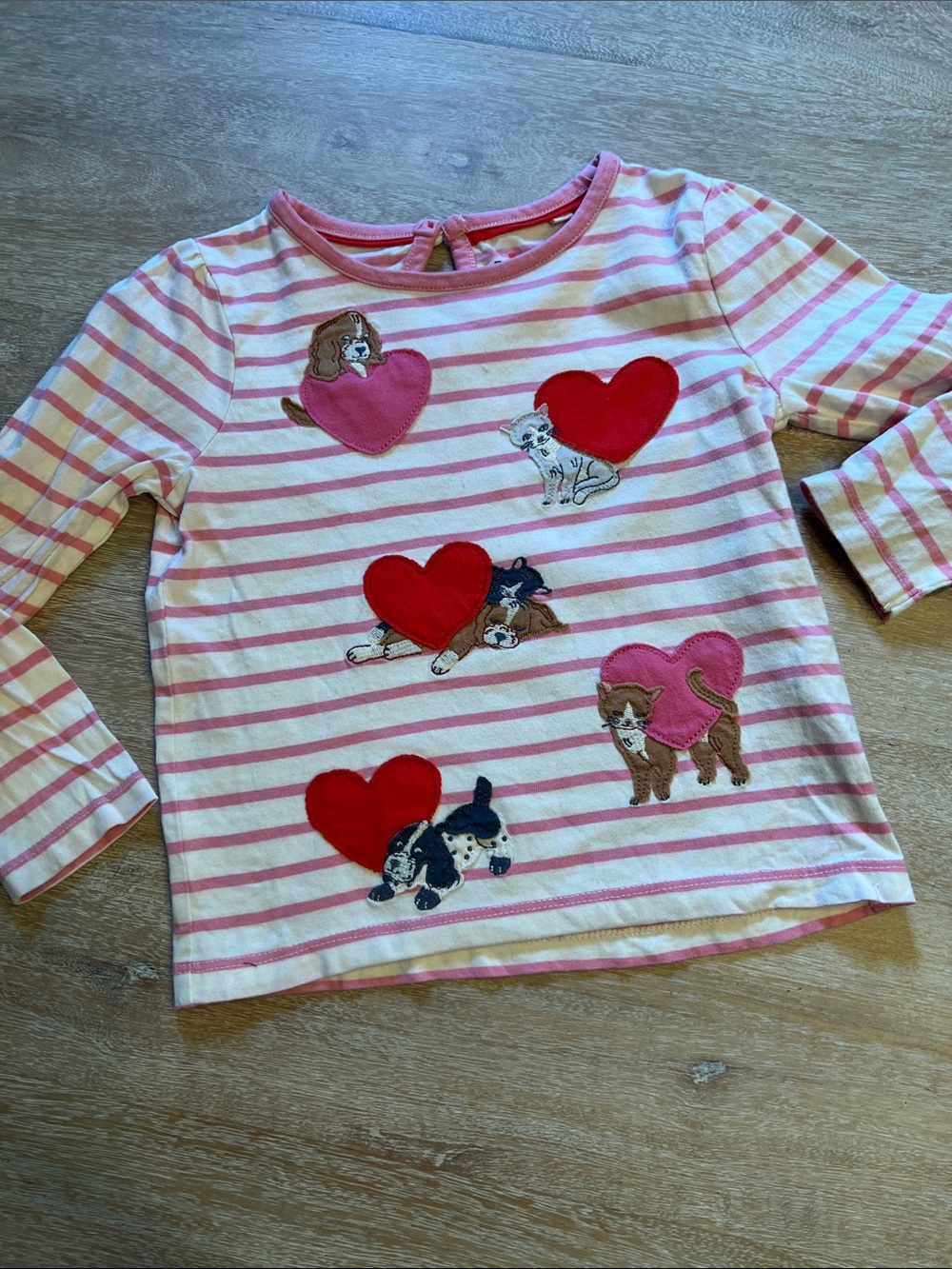 Mini Boden 2/3 appliqué tee VGUC